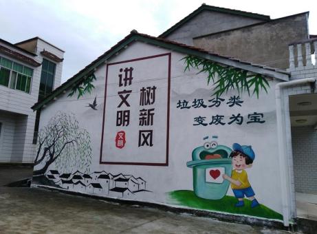 咸丰墙绘是现在流行的墙体广告
