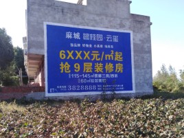 咸丰墙体广告的好处