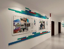 咸丰企业文化墙用什么材料好？