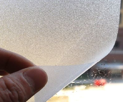 咸丰玻璃门外面粘广告用什么材料好？