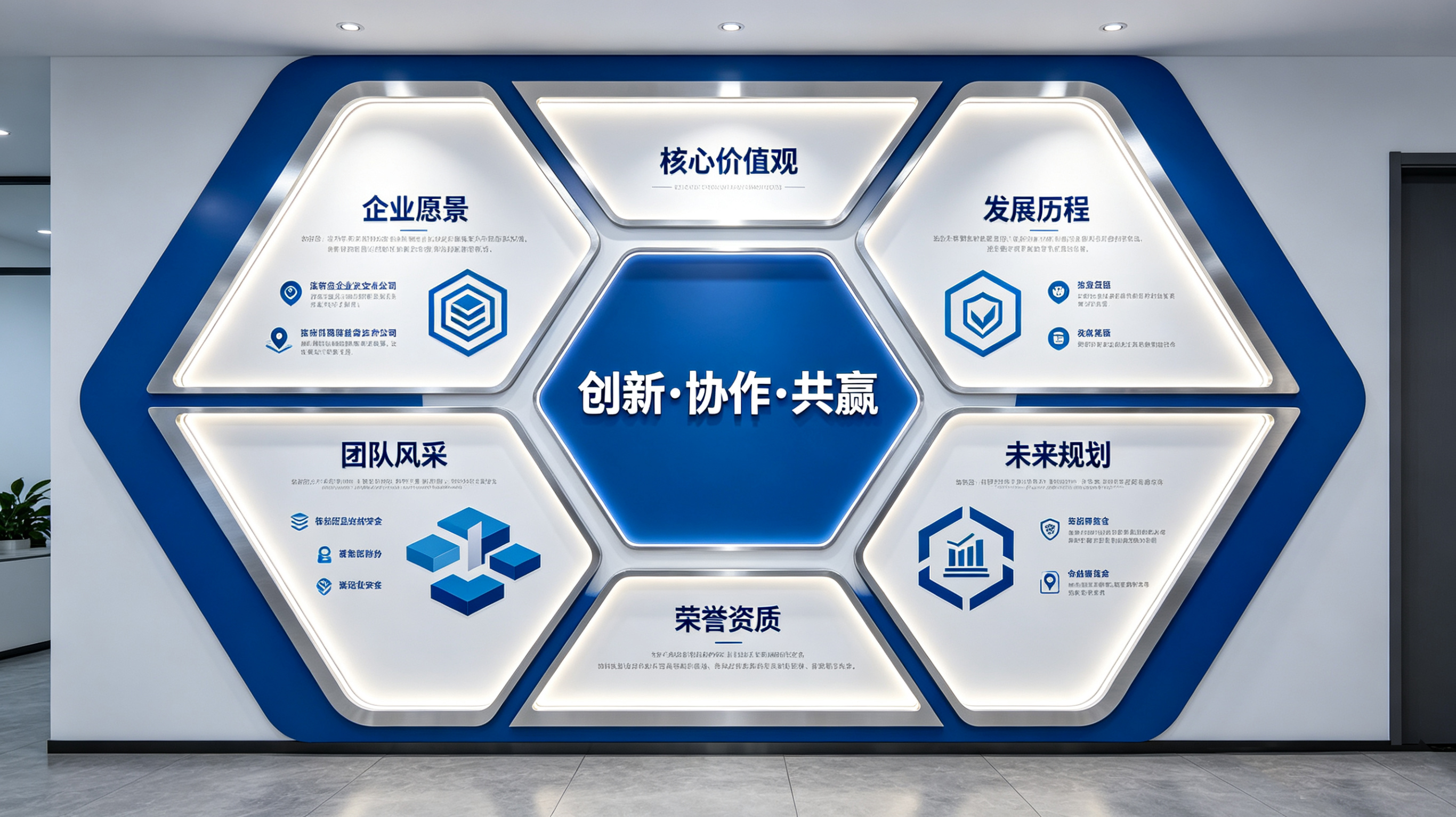 咸丰企业文化墙六边形避坑指南（新手常犯5个错误）